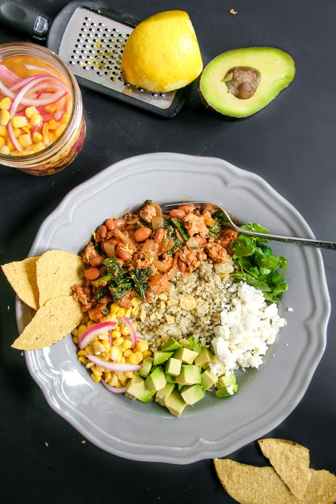 Mexican Turkey & Bean Quinoa Bowl | I Will Not Eat Oysters