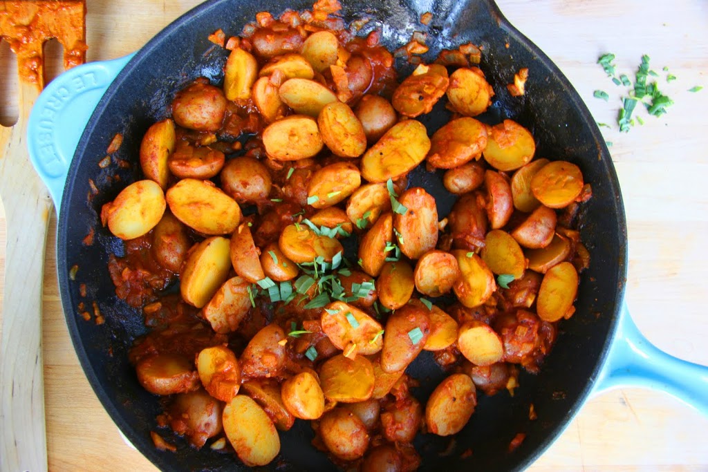 Pan Roasted Baby Potatoes