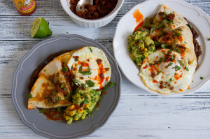 Chorizo Quesadilla Huevos Rancheros | I Will Not Eat Oysters