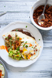 Chorizo Quesadilla Huevos Rancheros | I Will Not Eat Oysters