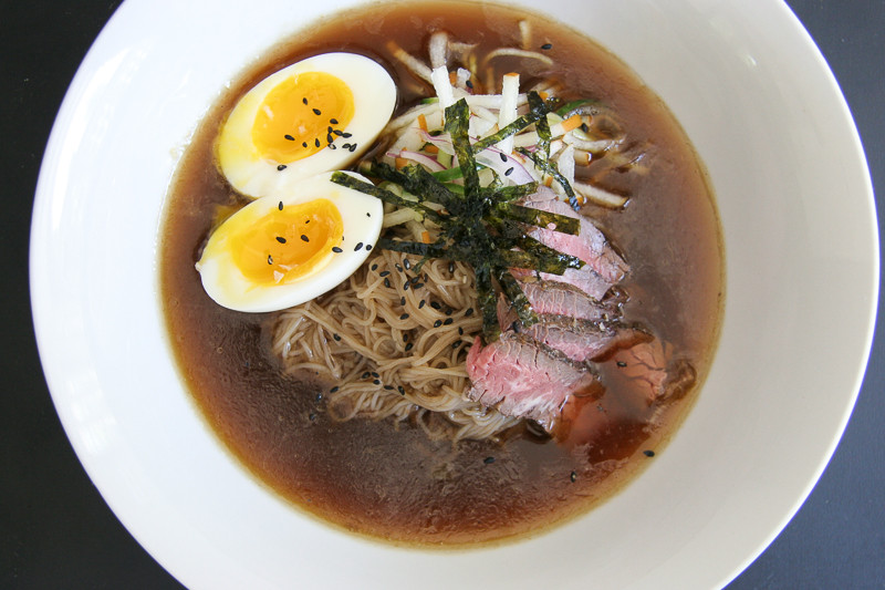 Naengmyun (cold noodle soup)