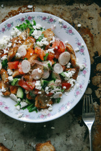 Fattoush | Israeli Arabic Fattoush Salad with Feta Cheese | I Will Not Eat Oysters