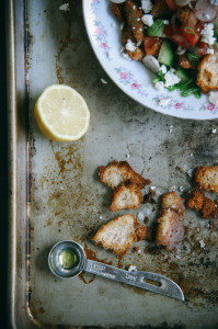 Fattoush | Israeli Arabic Fattoush Salad with Feta Cheese | I Will Not Eat Oysters