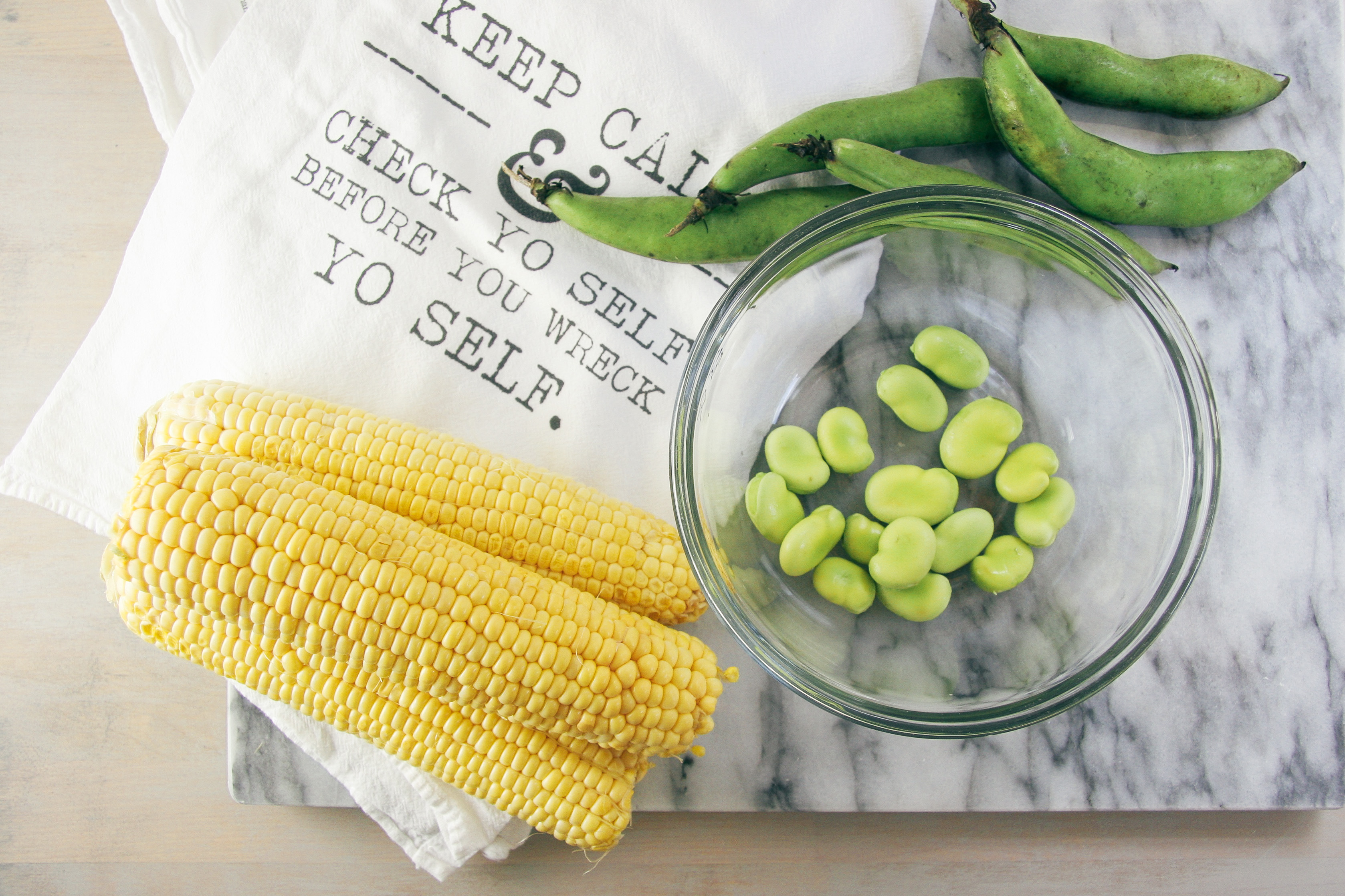 Sautéed Corn & Fava Beans with Parmesan | I Will Not Eat Oysters
