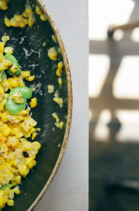 Sautéed Corn & Fava Beans with Parmesan | I Will Not Eat Oysters