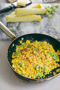 Sautéed Corn & Fava Beans with Parmesan | I Will Not Eat Oysters