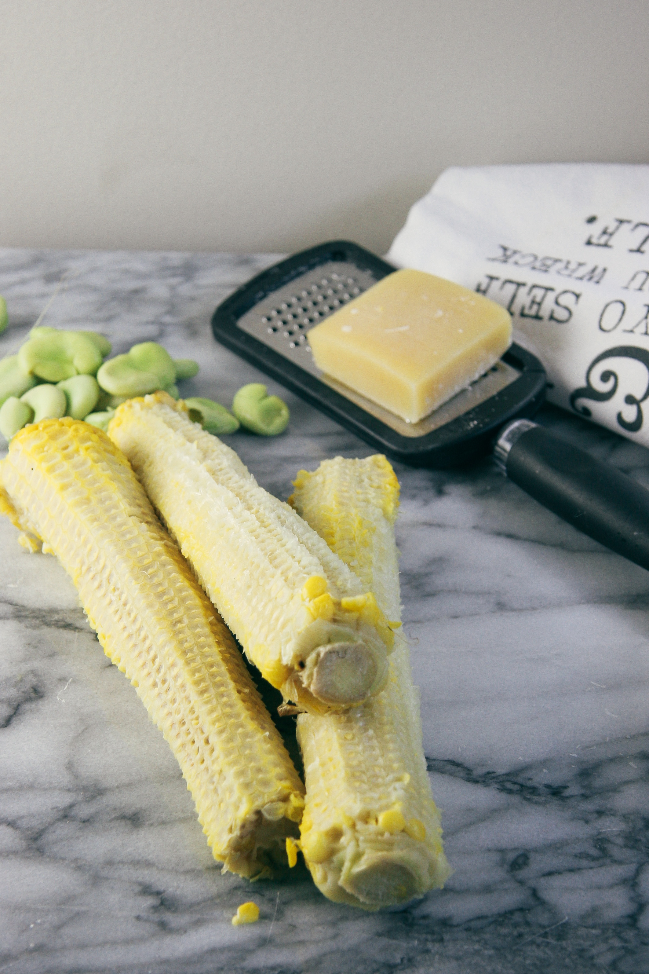 Sautéed Corn & Fava Beans with Parmesan | I Will Not Eat Oysters