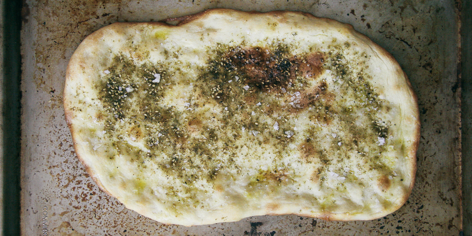 Za'atar Flatbread with Feta Cheese | I Will Not Eat Oysters