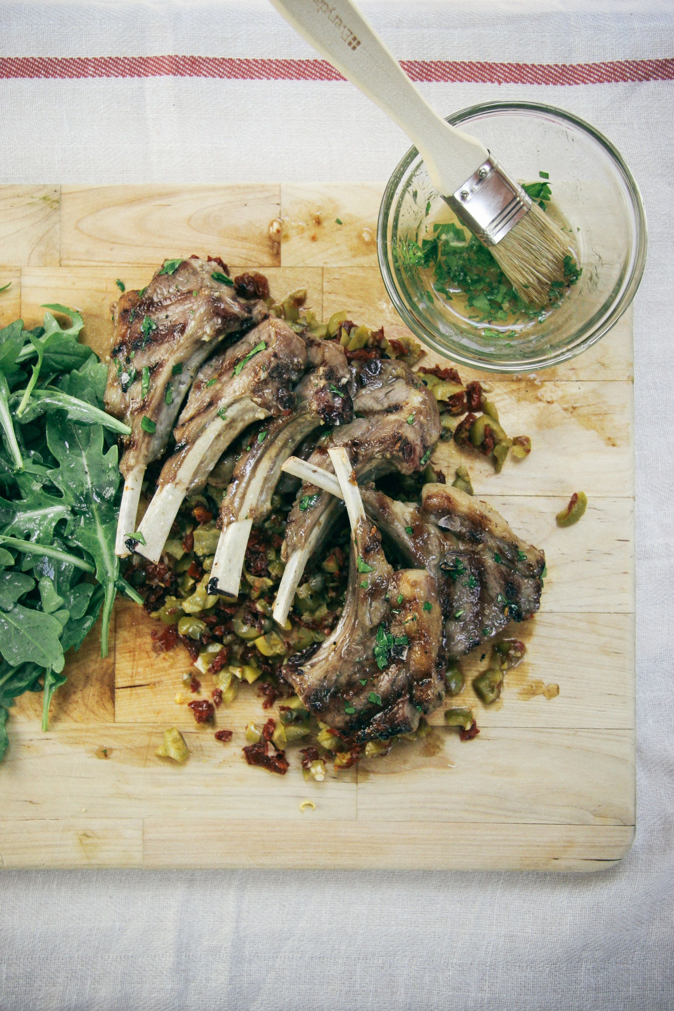 Grilled Lamb Chops with Olive and Sun Dried Tomato Tapenade | I Will Not Eat Oysters