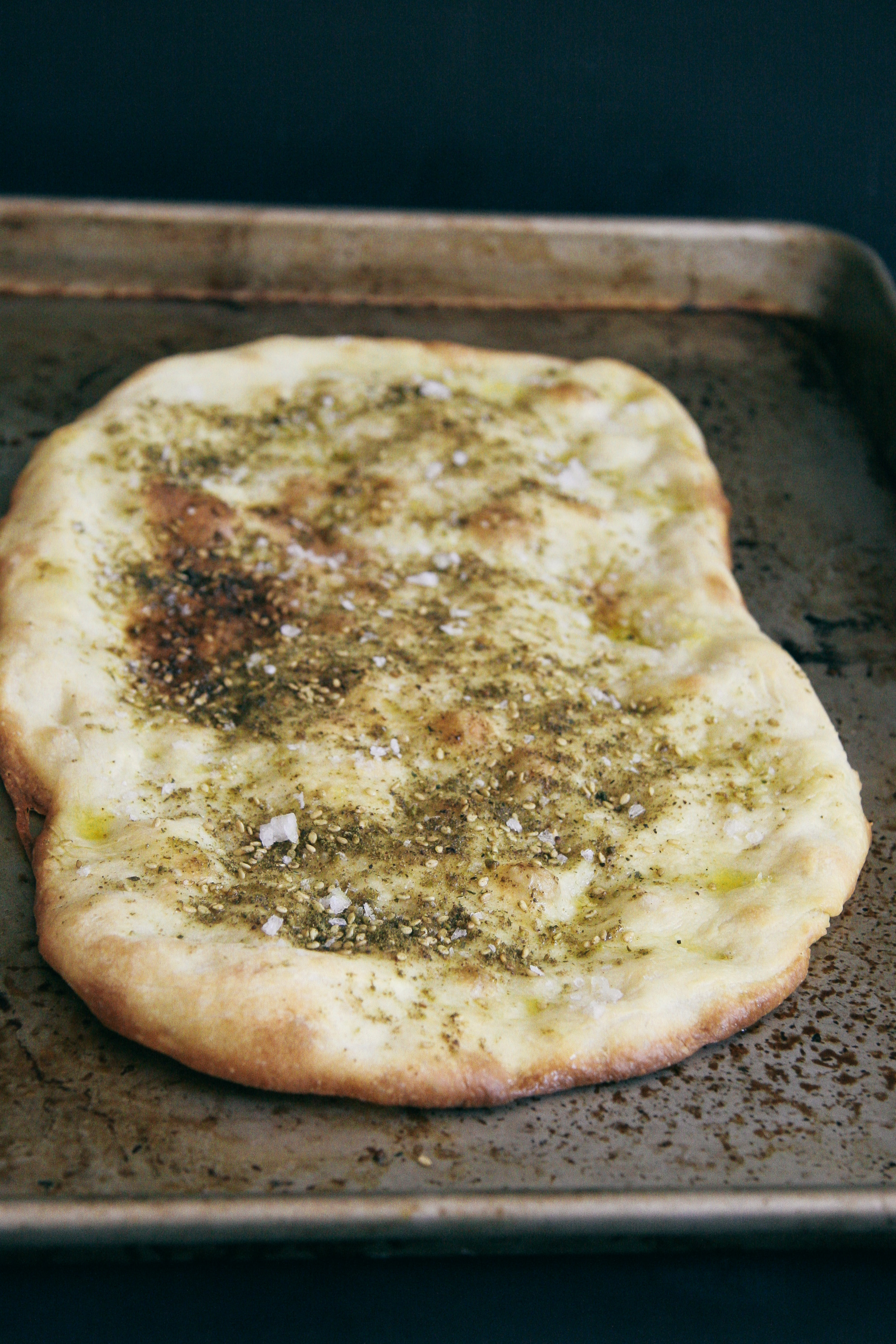 Za'atar Flatbread with Feta Cheese | I Will Not Eat Oysters