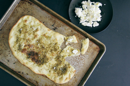 Za'atar Flatbread with Feta Cheese | I Will Not Eat Oysters