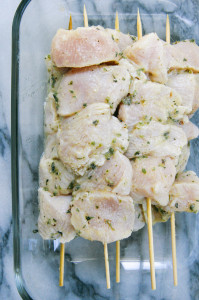 Grilled Chicken Kebab Bowls with Cucumber salad and Tzatziki | I Will Not Eat Oysters