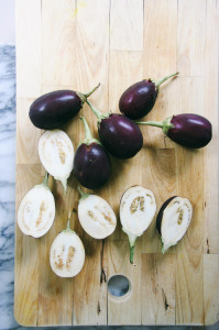Lemon Garlic Roasted Eggplants over Labane | Mezes | I Will Not Eat Oysters