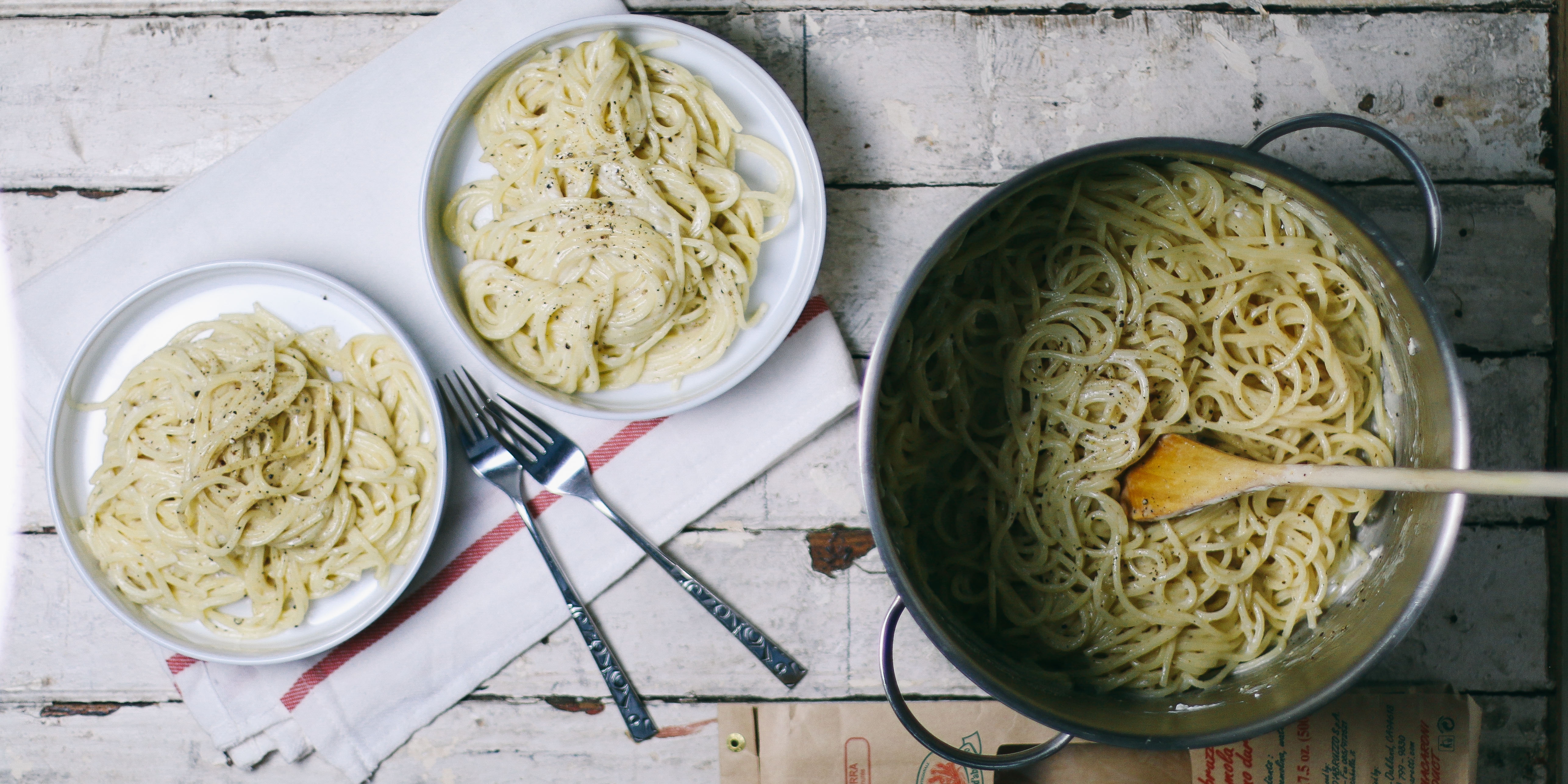 Mom's Cacio e Pepe with Feta Cheese | I Will Not Eat Oysters