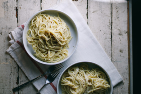 Mom's Cacio e Pepe with Feta Cheese | I Will Not Eat Oysters