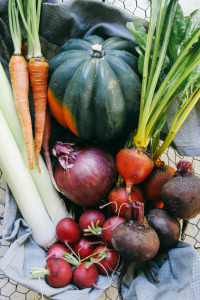 Fall Vegetable Roast with Fennel Squash Seeds & Sour Cream Sauce |I Will Not Eat Oysters