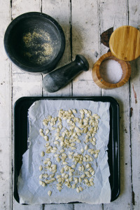 Fall Vegetable Roast with Fennel Squash Seeds & Sour Cream Sauce |I Will Not Eat Oysters