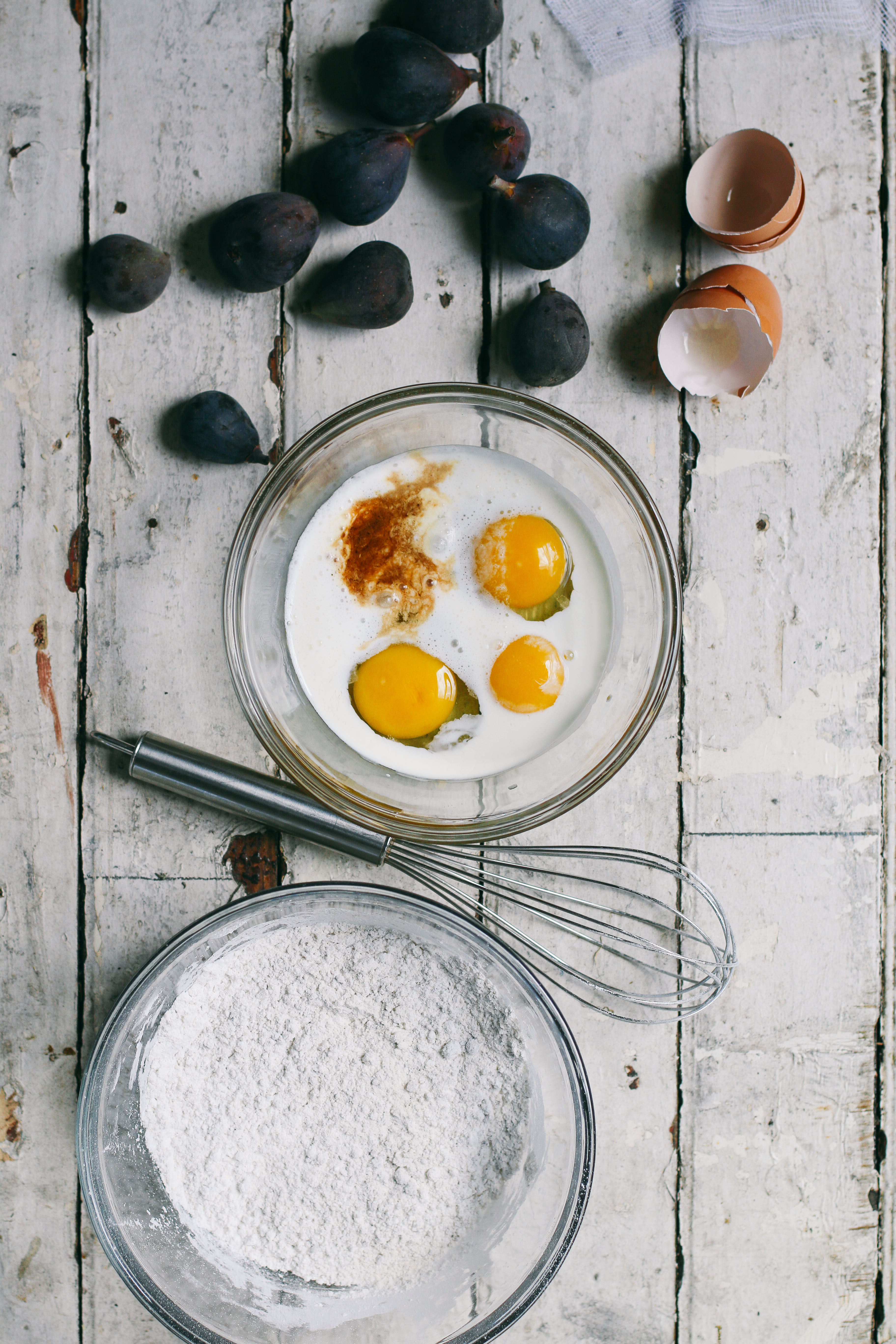 Brown Sugar & Fig Clafoutis