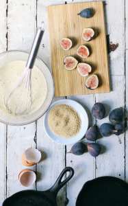 Brown Sugar & Fig Clafoutis