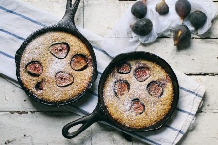 Brown Sugar & Fig Clafoutis