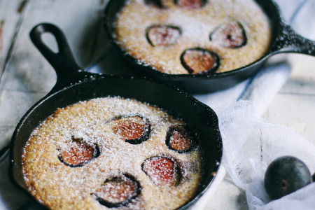Brown Sugar & Fig Clafoutis