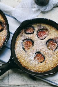 Brown Sugar & Fig Clafoutis