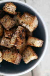 Lemony Chicken & Rice Soup with Sumac Croutons | I Will Not Eat Oysters