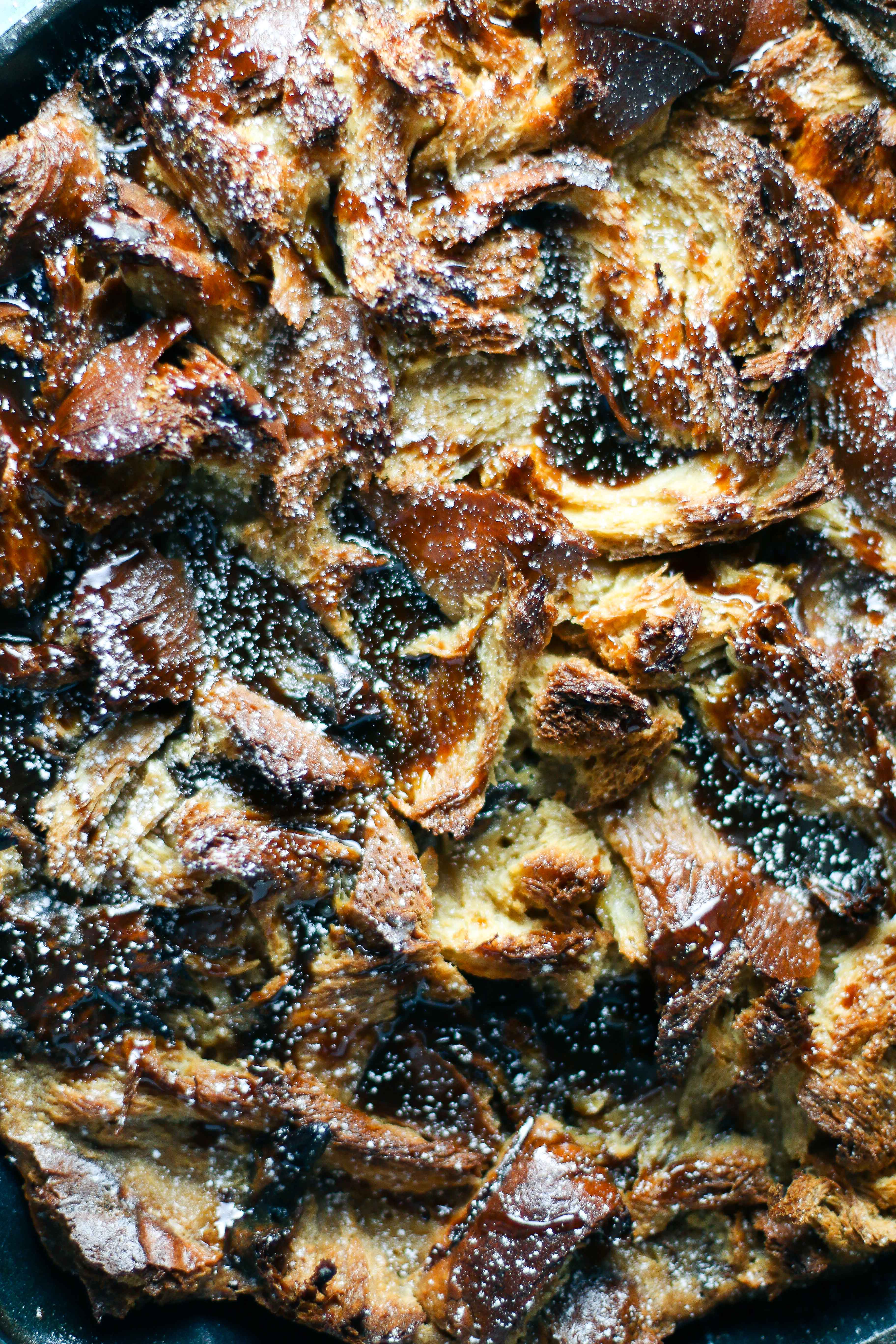 Whiskey Caramel Bread Pudding with Medjool Dates | I Will Not Eat Oysters