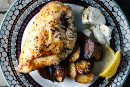 Greek Chicken & Potatoes with Feta Cheese | I Will Not Eat Oysters
