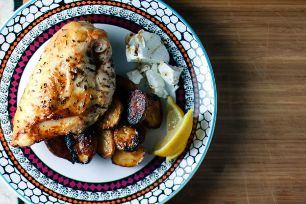 Greek Chicken & Potatoes with Feta Cheese | I Will Not Eat Oysters