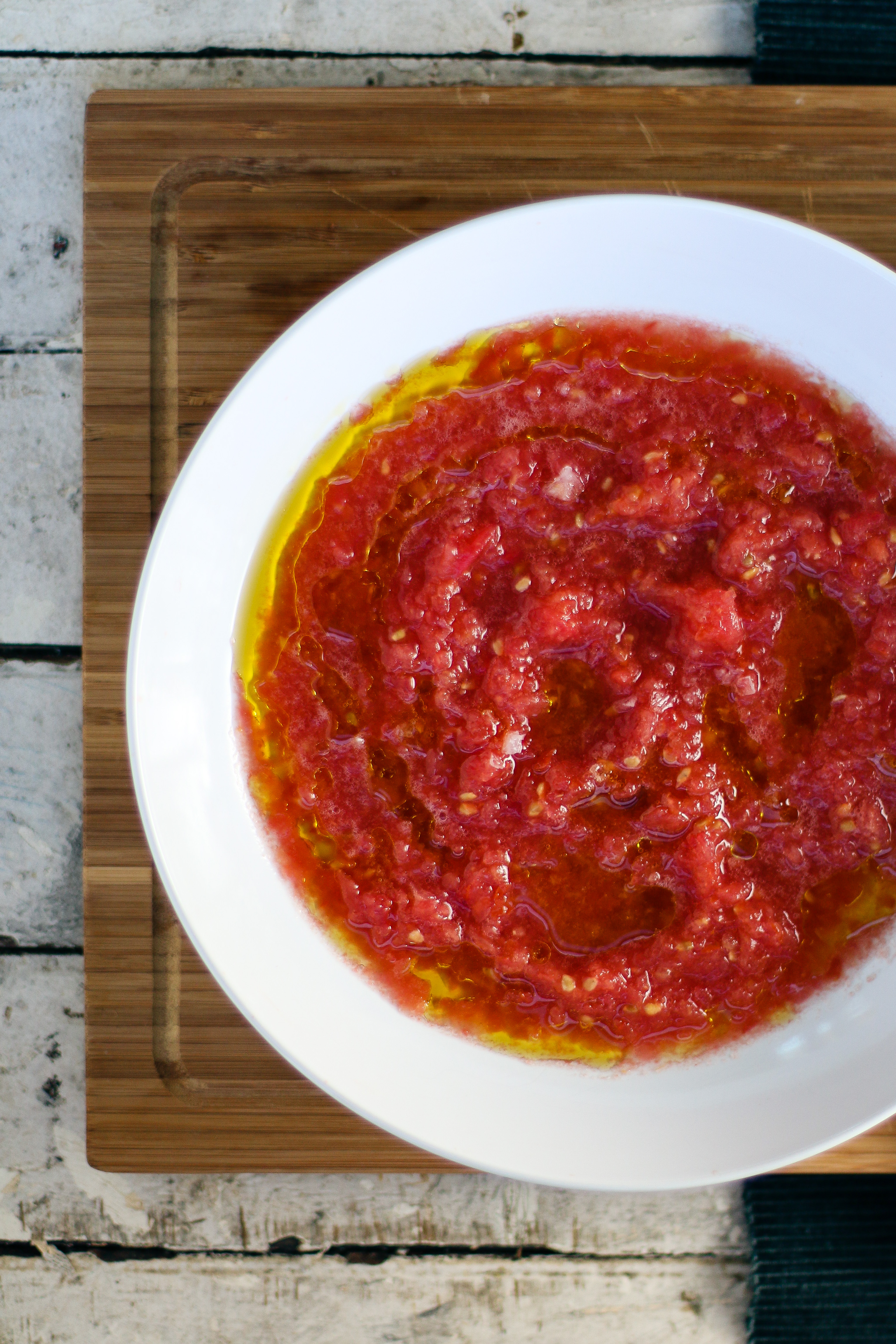 Tapa d'or |Pan Con Tomate | Grated and marinated tomatoes with hot grilled bread | I Will Not Eat Oysters