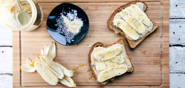 Honey Lavender Sesame Toast with Bananas | I Will Not Eat Oysters