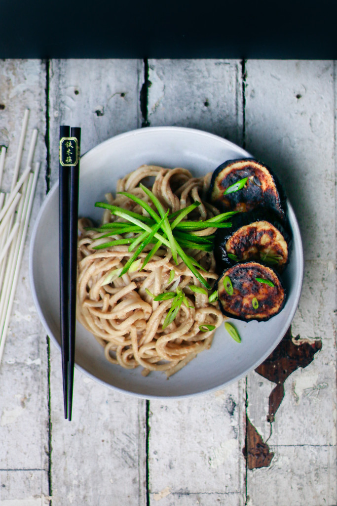 Tahini Udon with Charred Eggplant I Will Not Eat Oysters