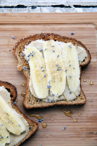 Honey Lavender Sesame Toast with Bananas | I Will Not Eat Oysters