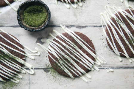 Thin Mints | Thin Chocolate Cashew Wafers with White Chocolate and Dehydrated Mint Powder | I Will Not Eat Oysters