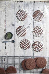 Thin Mints | Thin Chocolate Cashew Wafers with White Chocolate and Dehydrated Mint Powder | I Will Not Eat Oysters