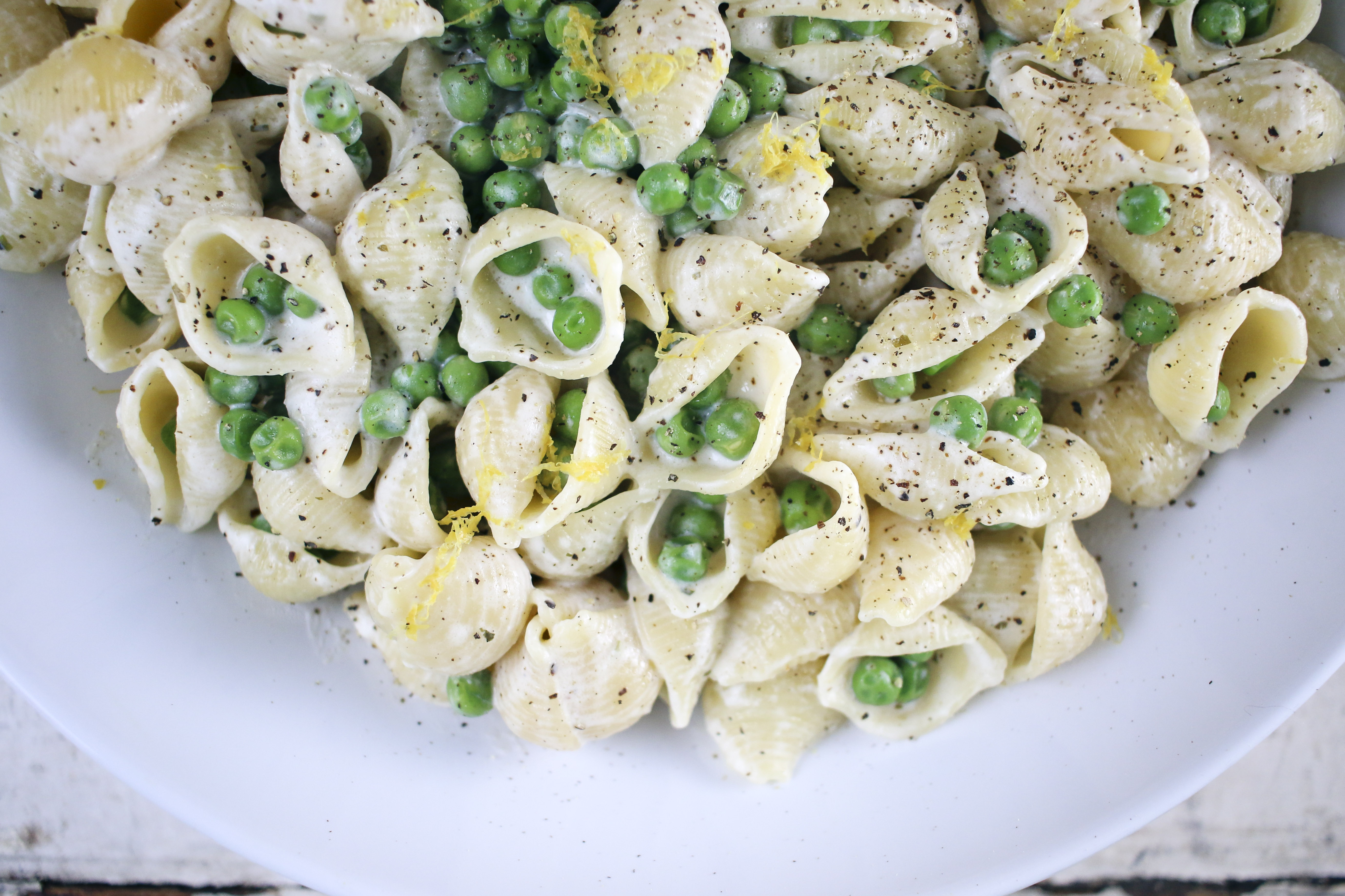 Creamy Boursin Shells with Fresh Spring Peas| only 4 ingredients! | I Will Not Eat Oysters