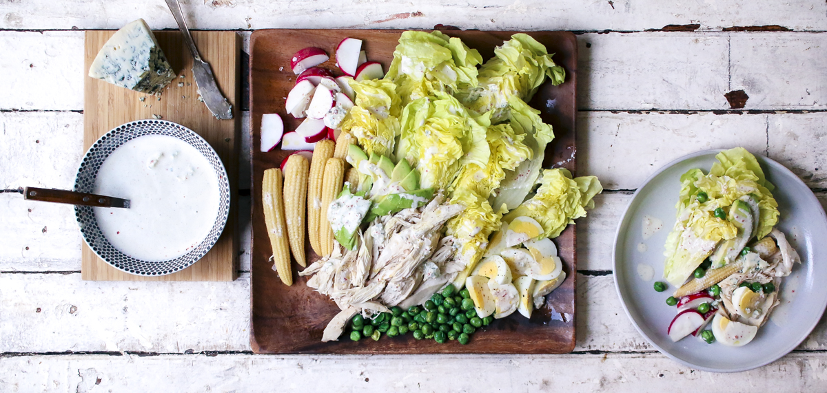 Bibb Lettuce Salad with Gochugaru Buttermilk Blue Cheese Dressing | I Will Not Eat Oysters