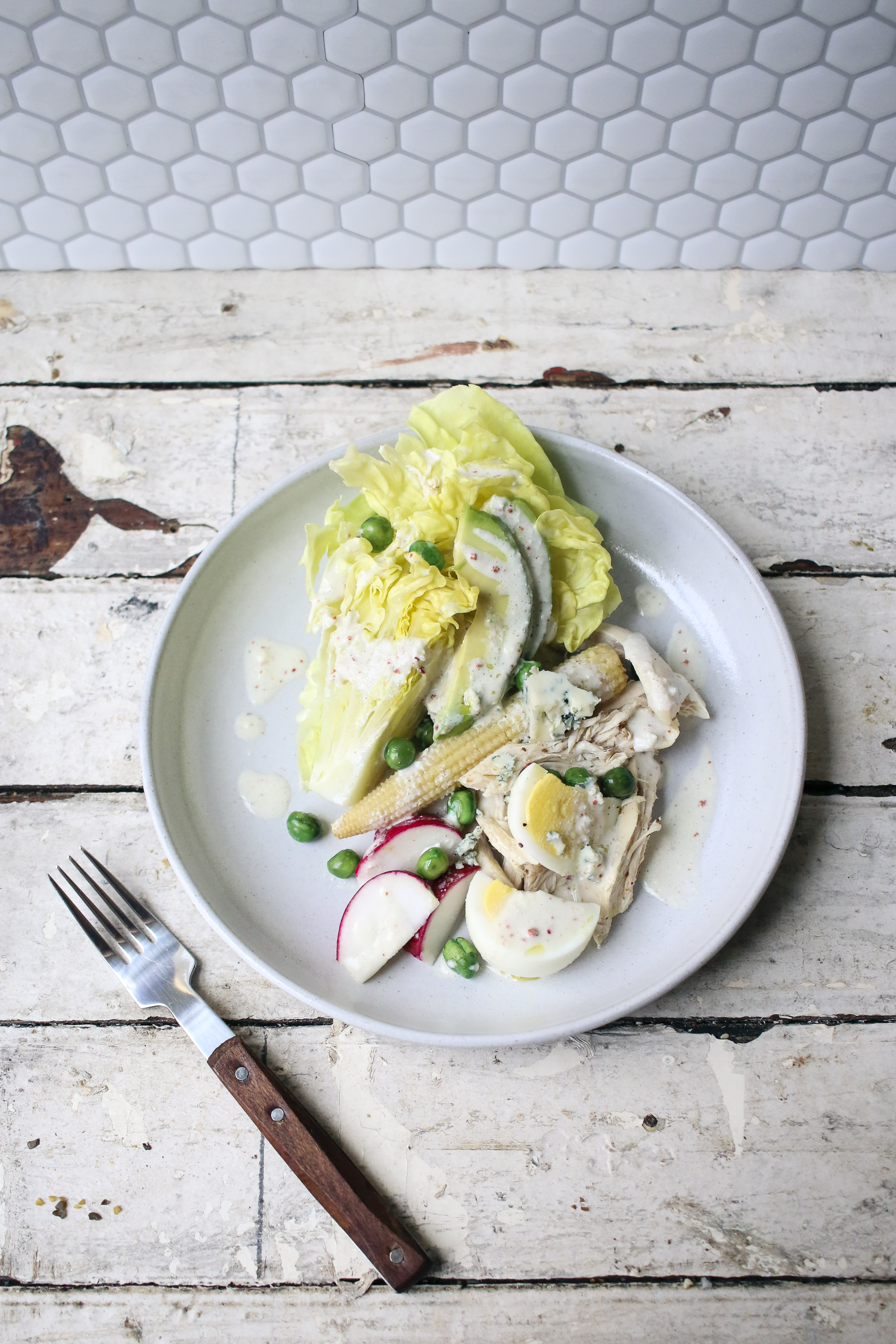 Bibb Lettuce Salad with Gochugaru Buttermilk Blue Cheese Dressing | I Will Not Eat Oysters