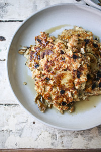 Pecan Banana Matzo Pancakes with Chocolate Chips | Got leftover matzo? | I Will Not Eat Oysters