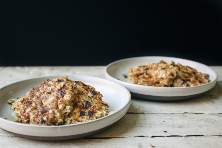 Pecan Banana Matzo Pancakes with Chocolate Chips | Got leftover matzo? | I Will Not Eat Oysters