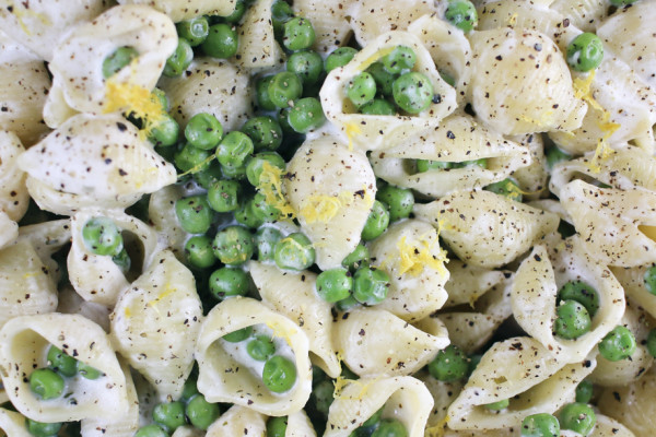 Creamy Boursin Shells with Fresh Spring Peas| only 4 ingredients! | I Will Not Eat Oysters