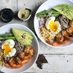 Fresh Soba Noodle Bowl with Garlic Shrimp & Miso Dressing | I Will Not Eat Oysters