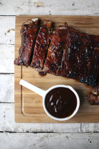 Pomegranate Molasses BBQ Ribs with Smoked Sea Salt | I Will Not Eat Oysters