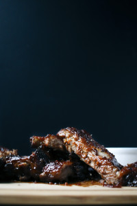 Pomegranate Molasses BBQ Ribs with Smoked Sea Salt | I Will Not Eat Oysters