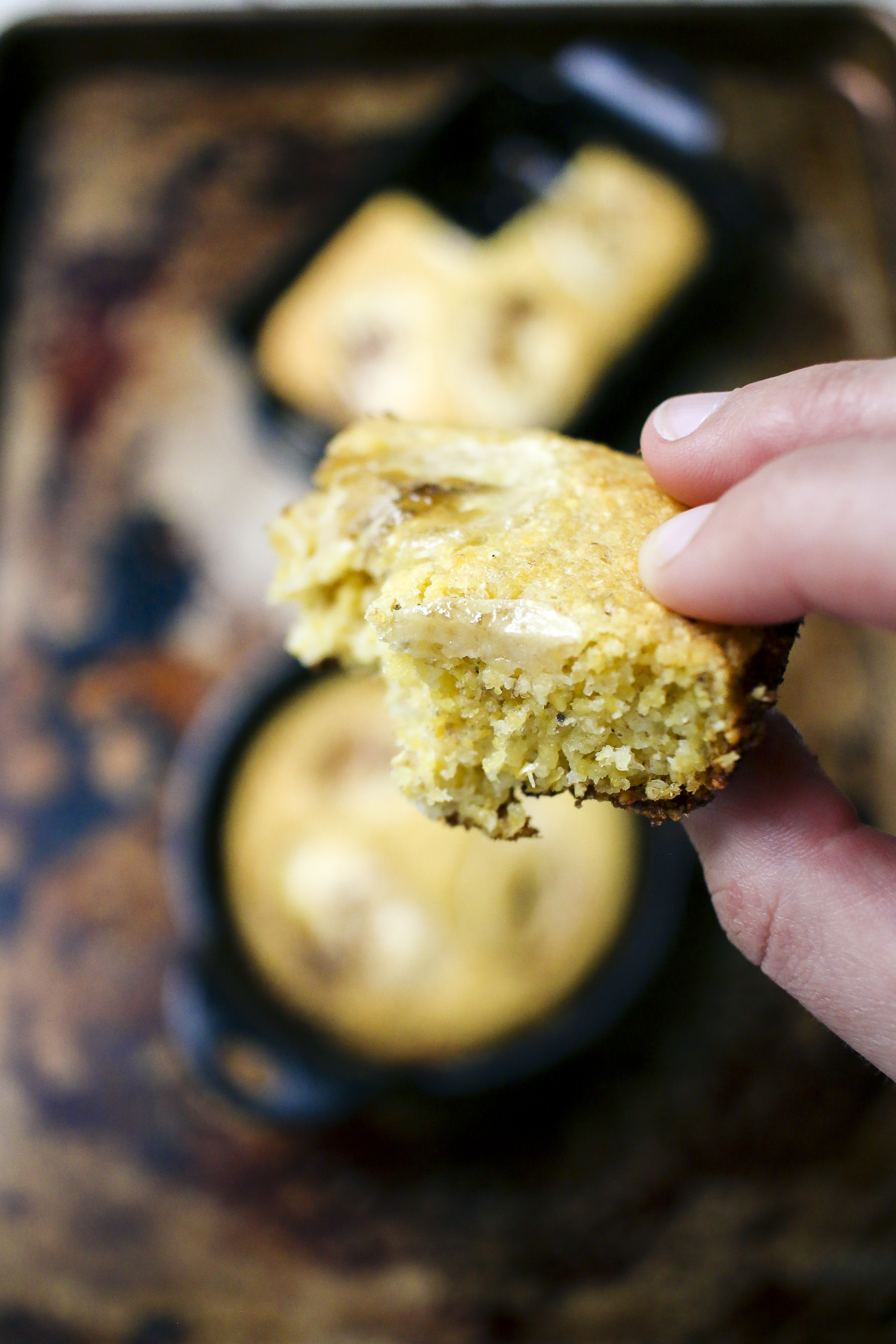 Banana Bacon Fat Cornbread - A sweet twist on a southern classic | I Will Not Eat Oysters