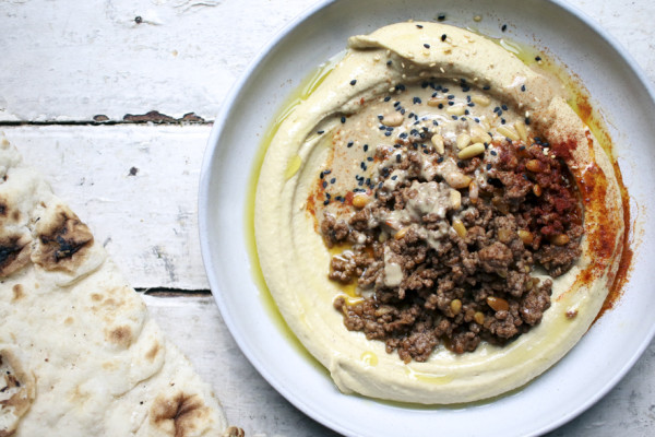 Baharat Spiced Beef Hummus | I Will Not Eat Oysters