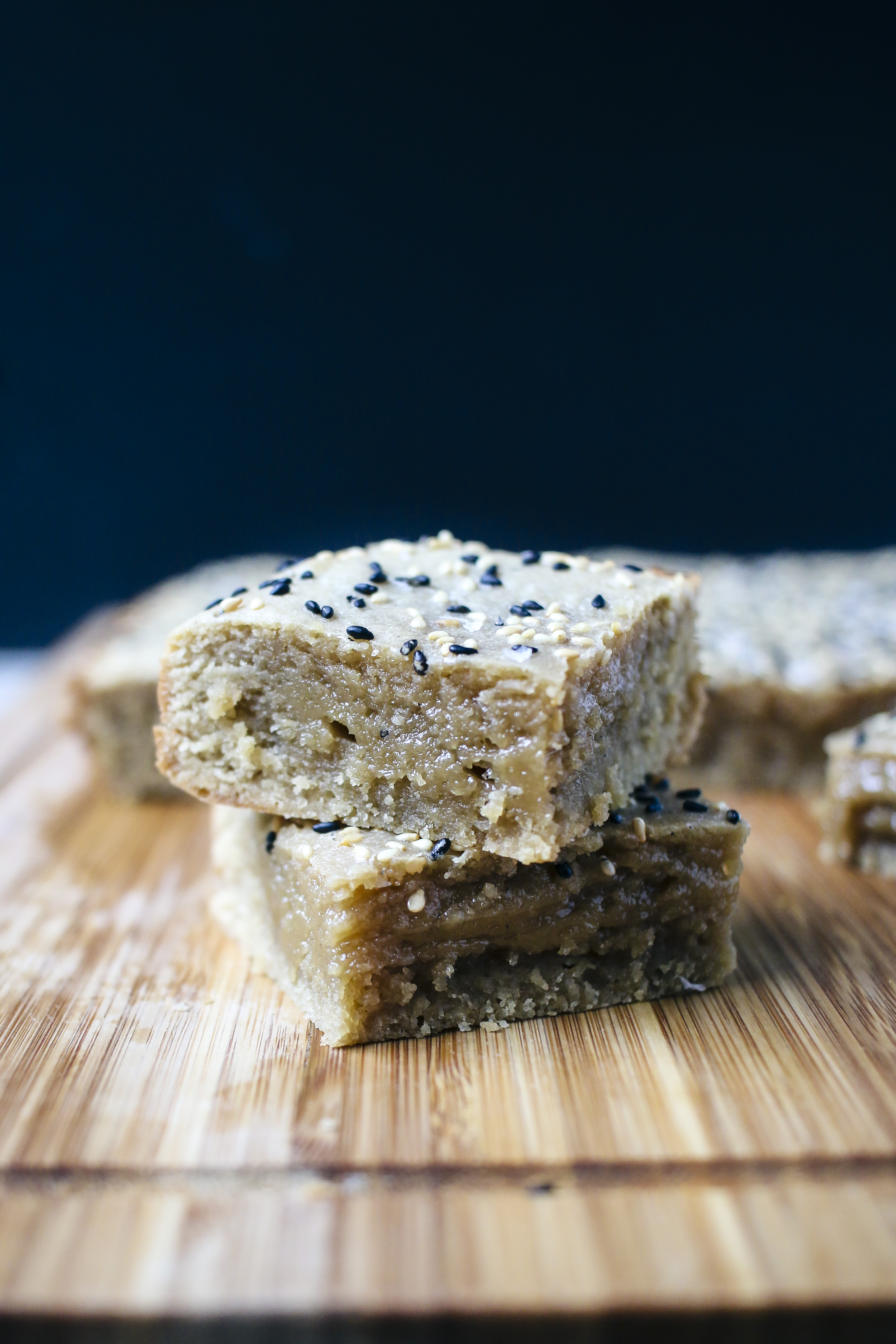 Tahini Blondies| Super smooth, dense and creamy | I Will Not Eat Oysters