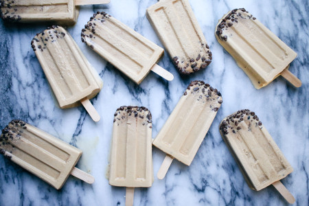 Whiskey Ice Coffee Popsicle with Cocoa Nibs | I Will Not Eat Oysters