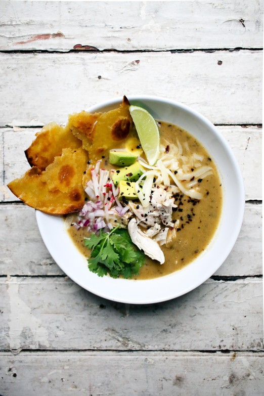 Green Tortilla Soup with Urfa and all the fixings | I Will Not Eat Oysters
